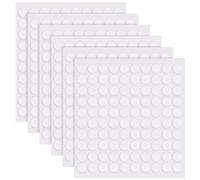 soodyoow 600 Pieces Glue Dots Double Sided, Round Balloon Glue Dots, Transparent Removable Balloon Sticky Dots for Party Decorations, DIY Art, Home Decoration(10mm)