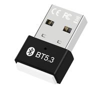 Soodyoow Bluetooth Dongle - USB Bluetooth Adapter, Stick, Kompatibel mit Windows 11/10/8.1/7, Plug und Play, für Computer, Headset, Tastatur, Maus