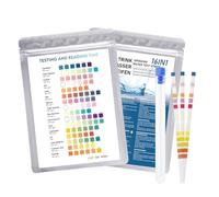Soodyoow Professional Water Test Strips 50 Strips, Water Testing Kit, pH Test Strips, Water Hardness Test Kit, Hot Tub Test Strips, Aquarium Test Strips, Test Strips for Pool, Spa, Drinking Water