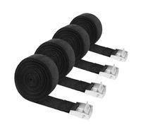 Soodyoow Tie Down Straps, 4 Pcs Straps Heavy Duty, 3M x 25mm Ratchet Straps, Adjustable Tensioning Belts with Quick Release Cam Bukle for Motorcycle, Cargo, Trucks, Trailer, Luggage