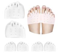 SooGree 3 Pairs Metatarsal Gel Pads Ball of Foot Cushions Toe Separator Toe Spacers Big Toe Straighteners Bunion Corrector Cushion Mortons Neuroma Calluses Diabetic Feet Hammer Toe Blisters