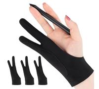 SooGree Drawing Glove Artist Gloves for Drawing Digital Drawing Glove with Two Finger for iPad Graphic Tablet Sketching Smudge Guard Right Hand
