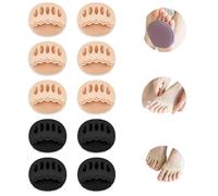 SooGree Honeycomb Fabric Forefoot Pads, Soft Insole Foot Pads, Invisible Socks For High Heels, Half Pads For High Heel Sandals(5 Pairs: 3