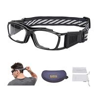 SooGree Racquetball Goggles for Men Women, Basketball Soccer Football Sports Goggles Glasses, Protective Eyewear Goggles Eye Safety Glasses Replaceable to Prescription Lenses