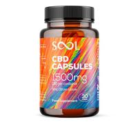 SOOL CBD Capsules 1500mg, 30pcs, 50mg per Capsule