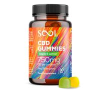 SOOL CBD Gummies 750mg 30pcs | 25mg CBD Gummy | Apple & Lemon Flavour | Cannabidiol CBD Oil Edibles | CBD Oil | Stress & Anxiety Relief | Calm, Unwind, Improve Sleep
