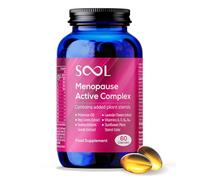 SOOL Menopause Active Complex, 60 Capsules I with Phytoestrogens and Vitamins | Non-Hormonal Menopause Support for Women | Hormonal Balance - Mental Clarity - Midlife Wellness
