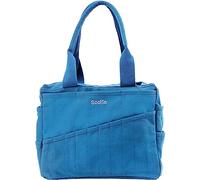 Soolla Studio Bag: Pottery Tool Bag & Craft Storage, Art Supply Organizer, Washable Tote, Knitting Yarn, Crochet Projects, 30 Pockets, 20+ Canvas Colors, Gift for Artists & Teachers (Blueberry)