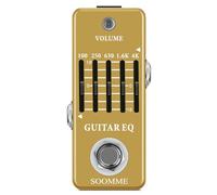 SOOMME Analog Guitar Equalizer Pedal Guitar EQ Pedal For Electric Guitar And Acoustic Guitar With True Bypass Full Metal Case