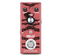 SOOMME Guitar Delay Pedal Analog Delay Guitar Effect Pedal Switching, Fully Vintage Delay True Bypass Analog Circuit Universal for Guitar True Bypass