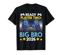 Soon Brother Ready for Player Two Brother 2026 Gamer T-Shirt