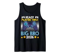 Soon Brother Ready for Player Two Brother 2026 Gamer Tank Top