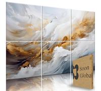 Soon Global Acoustical Wall Panels, 72 X 48 Inches Art Acoustic Panels, Decorative Acoustic Panels, Acoustic Wall Panels, Sound Absorbing Wall Art, Whispers of Serenity