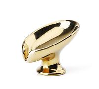 Soon Global Self Draining Soap Dish, Gold Soap Dish, Bathroom Soap Dishes, Leaf Shaped Soap Holder, Soap Dishes for Bar Soap, Soap Dish with Drainage