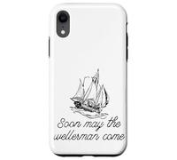 Soon May The Wellerman Come Ship On Ocean Retro Sea Shanties Case for iPhone XR
