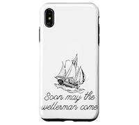 Soon May The Wellerman Come Ship On Ocean Retro Sea Shanties Case for iPhone XS Max