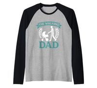 Soon Papa THE WALKING DAD Funny expectant father Raglan Baseball Tee