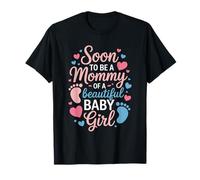 Soon-to-Be a Mommy of a Beautiful Baby Girl, Baby Shower T-Shirt