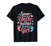 Soon to Be an Uncle of A Beautiful Baby Girl, Baby Shower T-Shirt