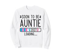 Soon to Be Auntie 2027 Loading Pregnancy Announcement 2027 Sweatshirt