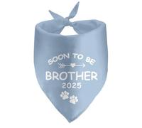 Soon to Be Big Brother 2025 Dog Bandana Pregnancy Announcement Pet Scarf Pet Accessories for Dog Lover Pregnancy Reveal Ideas