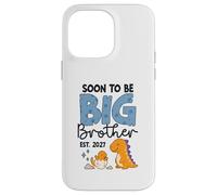 Soon to Be Big Brother 2027 First Time Big Brother Dinosaur Case for iPhone 14 Pro Max