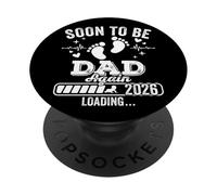 Soon to Be Dad Again 2026 Loading Pregnancy Announcement PopSockets Adhesive PopGrip