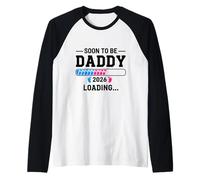 Soon to Be Daddy 2026 Loading Pregnancy Announcement 2026 Raglan Baseball Tee