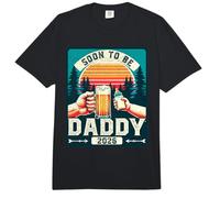 Soon to Be Daddy 2026, Soon to Be New Future Dad to Be Comfort Colors Adult Heavyweight T-Shirt