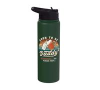 Soon to Be Daddy Again Loading Baby Reveal Stainless Steel Insulated Water Bottle