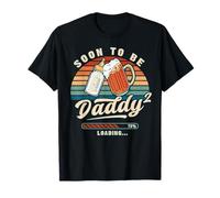 Soon to Be Daddy of 2 Loading Father Baby Reveal T-Shirt