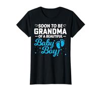 Soon to Be Grandma of A Beautiful Baby Boy Announcement T-Shirt