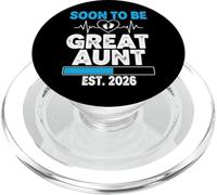 Soon To Be Great Aunt Est. 2026 PopSockets PopGrip for MagSafe