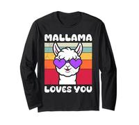 Soon to be Mama MALLAMA LOVES YOU Funny Future Mother Long Sleeve T-Shirt