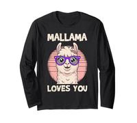 Soon to be Mama MALLAMA LOVES YOU Funny Future Mother Long Sleeve T-Shirt