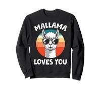 Soon to be Mama MALLAMA LOVES YOU Funny Future Mother Sweatshirt