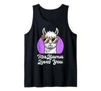 Soon to be Mama MALLAMA LOVES YOU Funny Future Mother Tank Top