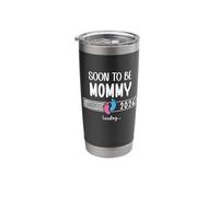 Soon to Be Mom 2026 Loading Promoted to Mommy First Time Mom Stainless Steel Insulated Tumbler