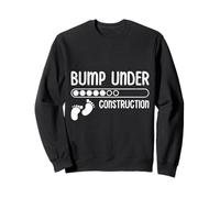 Soon to be Mom BUMP UNDER CONSTRUCTION Funny Mothers Sweatshirt