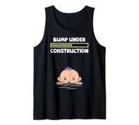Soon to be Mom Bump Under Construction Funny Mothers Tank Top