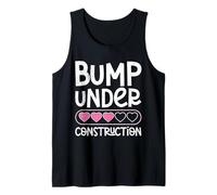 Soon to be Mom Bump Under Construction Funny Mothers Tank Top