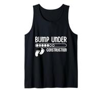 Soon to be Mom Bump Under Construction Funny Mothers Tank Top