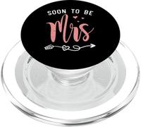 Soon To Be Mrs Bachelorette Party Bridal Shower Bride PopSockets PopGrip for MagSafe