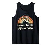 Soon to Be Mrs & Mrs. Lesbian Wedding - LGBTQ Gay Marriage Tank Top