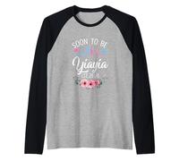 Soon to Be Yiayia 2026 First Time Pregnancy Announcement Raglan Baseball Tee
