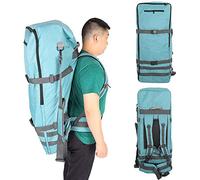 soonbuy Inflatable Paddle Board Bag, Waterproof SUP Board Backpack - Heavy Duty Rucksack with Strong Zip Fastening & Padded Adjustable Straps - Blue