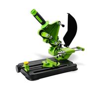 SOONHUA Angle Grinder Stand Universal Bracket for 100mm-125mm Angle Grinders, Adjustable Grinding Machine Holder with Protective Guard for Workshop & DIY Cutting Tasks
