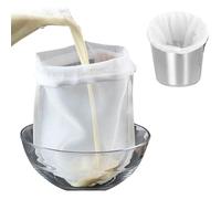 SOONHUA Straining Bag, Fine Mesh Food Strainer Filter Bags for Nut Milk, Green Juice, Cold Brew, Home Brewing Reusable, High 26 inch x Wide 22 inch