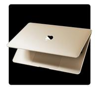Soonjet Compatible for MacBook Air 13.6 inch Case M3 M2 2024-2022, Model A3113 A2681, Durable Protective Plastic Hard Shell Case Cover for MacBook Air M2 13 inch Case - Starlight Clear