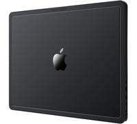 Soonjet CrackGuard for MacBook Pro 14 inch Case M5 M4 M3 M2 M1 Pro/Max 2025 2024-2021 [Anti-Crack Upgrade] [100% Match Official Color] Cover Protective Hard Shell Case Laptop - Space Black Clear
